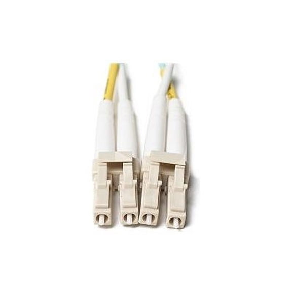 Fiber Cables Direct - Patch cable - LC/UPC multi-mode (M) to LC/UPC multi-mode (M) - 30 m - 0.1 in - fiber optic - duplex - 50 / 125 micron - OM4 - OFNP - jumper - aqua