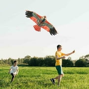 30M Line Eagle Kite for Kids & Adults - Easy to Fly, Durable Vinyl Material, Perfect for Beach, Parks, and Family Outdoor Activities