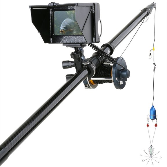 30M Video Fish Finder 4.3 Inch LCD Monitor Camera Kit For Winter Underwater Ice/river Fishing 195 Degrees Camera ,Fishing Observation Device
