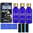 30ML Auto Ceramic Coating Kit Dustproof Hydrophobic Polish Coating Agent Scratches Remover Car