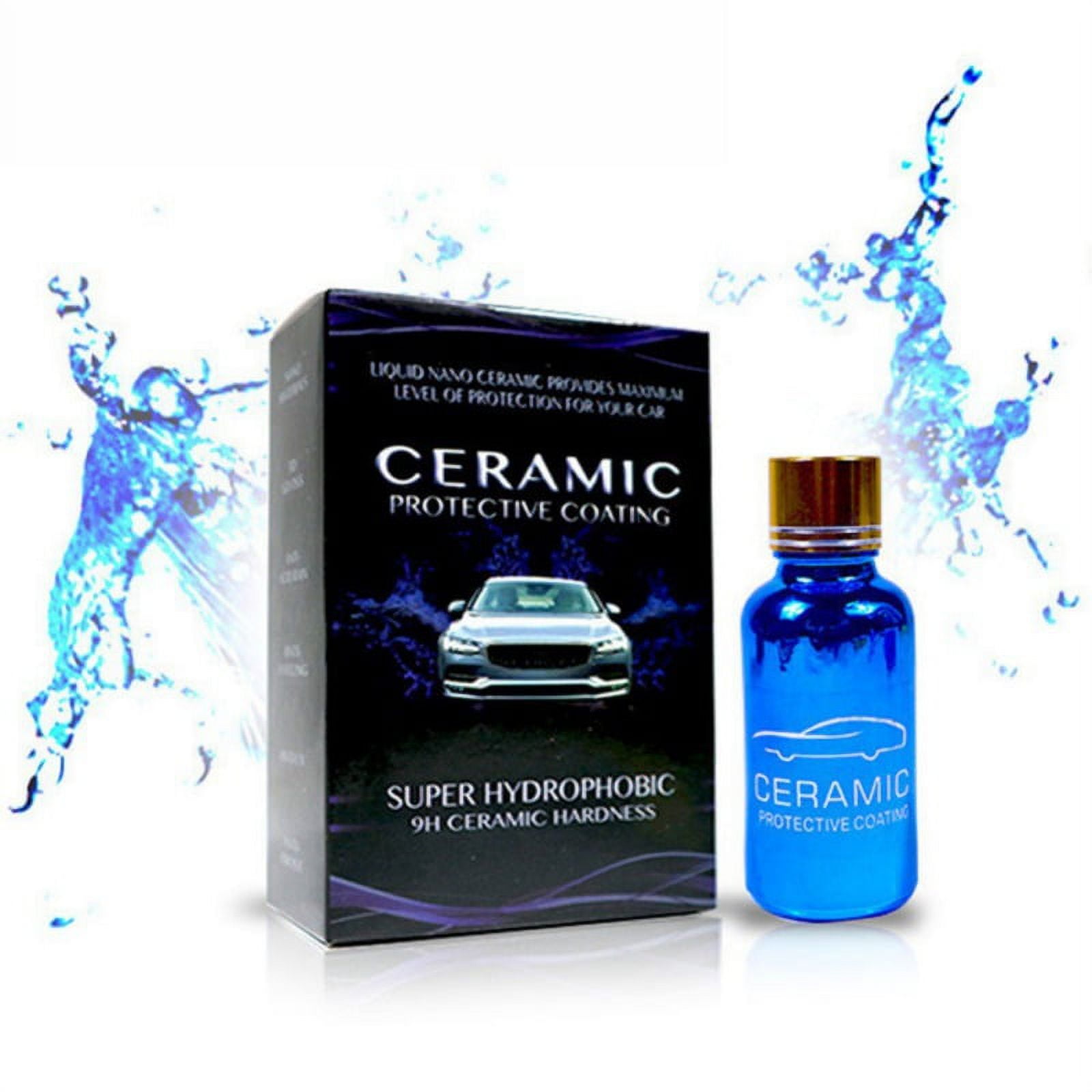 30ML Ceramic Coating - Car Wax Polish Spray - Waterless Car Wash \u0026 Wax -9H Hydrophobic Top Coat Polish \u0026 Polymer Paint Sealant Detail Protection