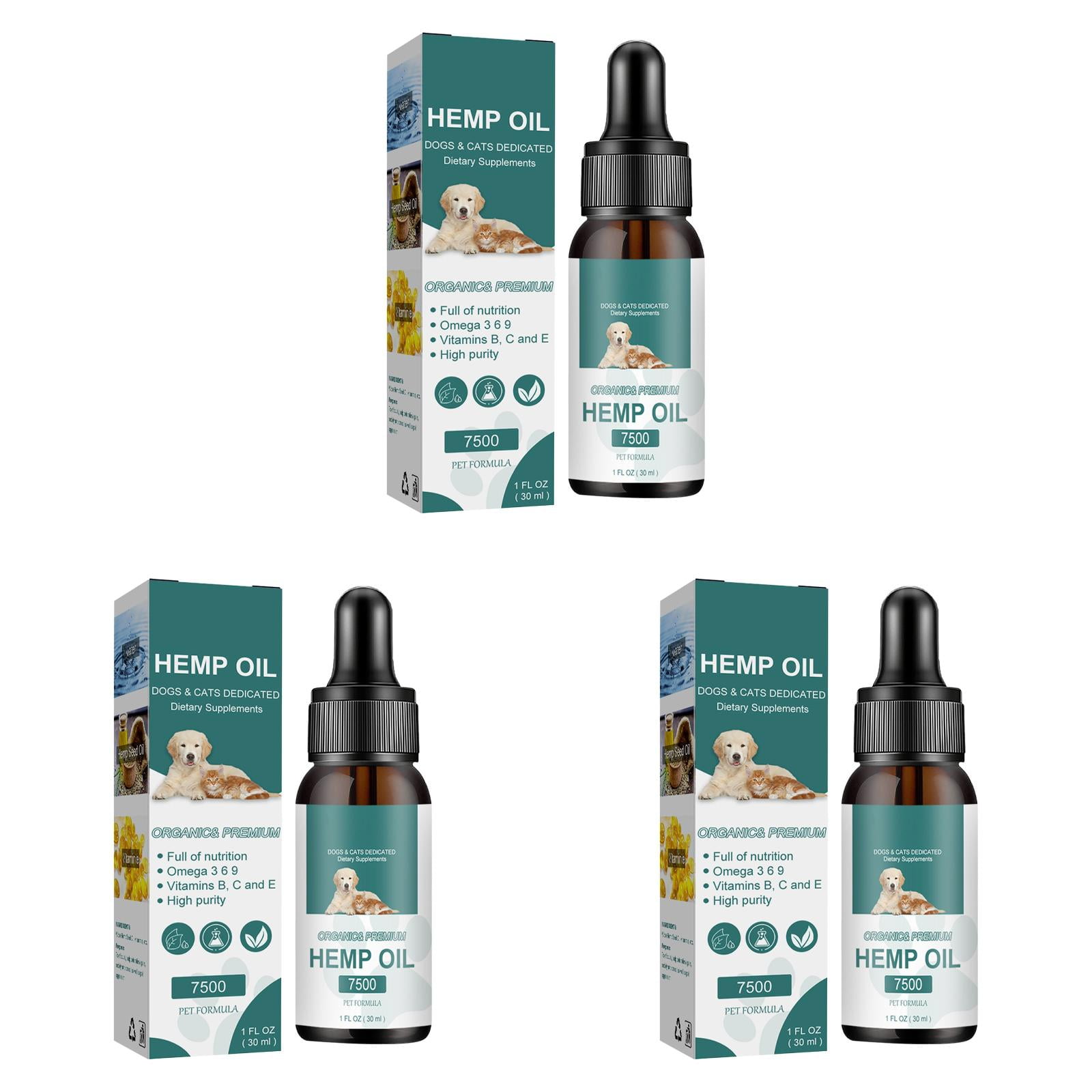 30ML Oil For Dogs Cats Help Anxiety Stress Inflammations Ease Joint