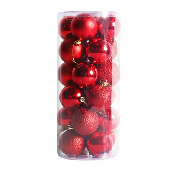 RXMEKW 30mm Christmas Tree Bauble,Home Party Ornament Decor