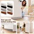 thumbnail image 1 of 30Mm H-Profile Door Sweep for Large Gaps with Dense Brush Stripping and Durable Plastic Housing, Energy Saving Door Weatherstrip for Drafty Entryways and Uneven Floors, Ideal Home, 1 of 5