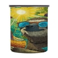 thumbnail image 1 of 30OZ Food Storage Can - Keep Coffee Tea Flour & More Fresh - Ideal for Cereal Nuts & Pet Food Cute Sloth and Toucans, 1 of 9