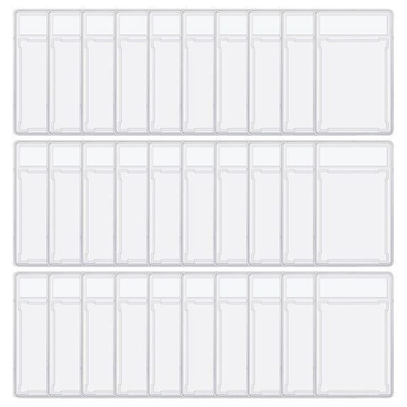30PACK PSA Style Graded Card Holder, Empty Slab Protector Holders with Label Position for Grading Baseball Football Gaming Trading Display Sports Game Card Collector