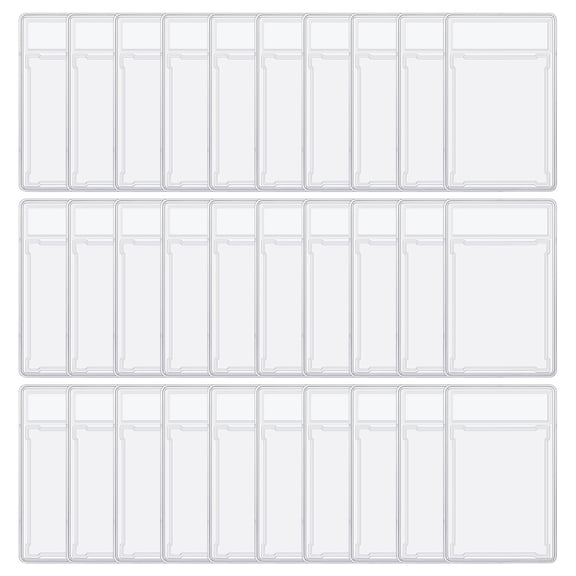 30PACK PSA Style Graded Card Holder, Empty Slab Protector Holders with Label Position for Grading Baseball Football Gaming Trading Display Sports Game Card Collector