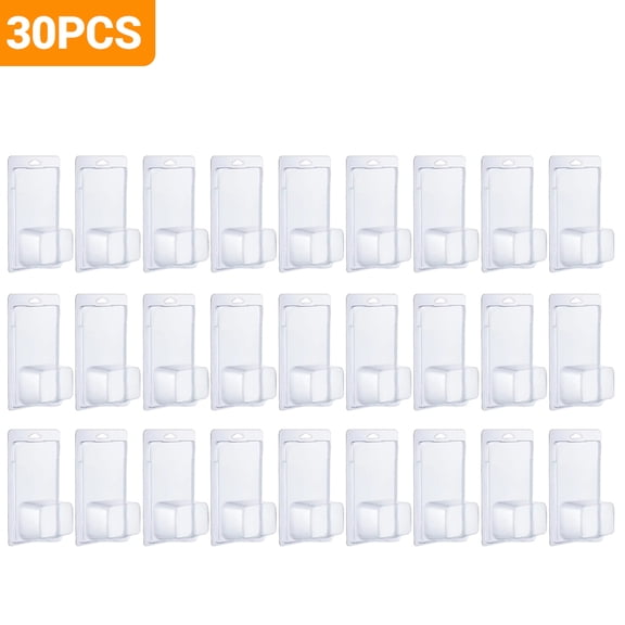 30PACK Plastic Protector Case for HW Mainline Model Cars, Clamshell Cases Clear Die Cast Car Display Protective Case - 7.48x4.96x1.96In