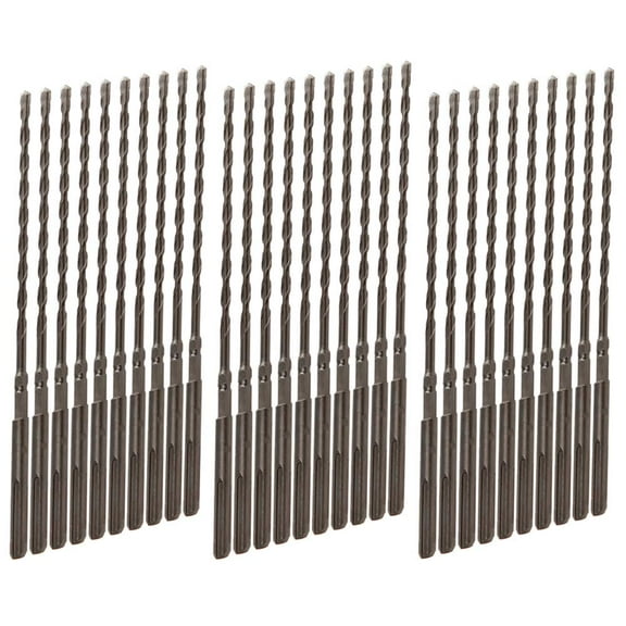 30PC, 5/32" x 7", SDS Plus Hex Rotary Hammer Drill Bits