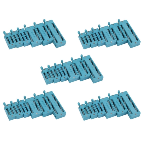 30PC Universal 14/16/18/24/28/40 Pin IC Test Universal ZIF Socket Hot Home Improvement