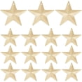 thumbnail image 1 of 30PCS 1.6" Matte Gold Metal Star Decor Barn Star with Hole Iron Vintage Wall Arts Hanging Wall Decors for Crafts House Christmas Independence Day Indoor Outdoor DIY Handmade Accent, 1 of 9