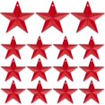 thumbnail image 1 of 30PCS 1.6" Red Metal Star Decor Barn Star with Hole Iron Vintage Wall Arts Hanging Wall Decors for Crafts House Christmas Independence Day Indoor Outdoor DIY Handmade Accent DIY, 1 of 9