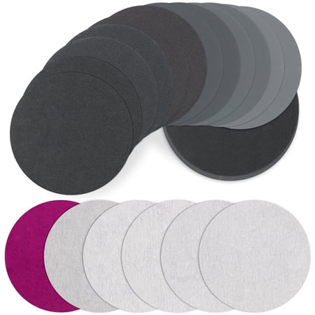 30PCS 125mm Sanding Discs, BOLATUS Wet and Dry Sanding Discs Hook and Loop Silicon Carbide Sanding Pads 320 600 800 1200 1500 2000 Grits Orbital Sander Pads Wear-Resistant Sander Discs Set