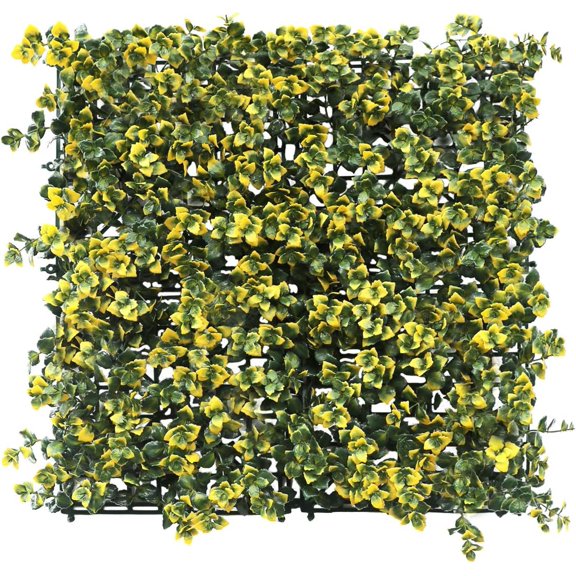 30PCS 20''x20'' Artificial Boxwood Panels Topiary Hedge Plant Privacy Screen Faux Ivy Greenery Grass Backdrop Wall Dcor UV Protected for Outdoor Indoor Garden Fence Backyard
