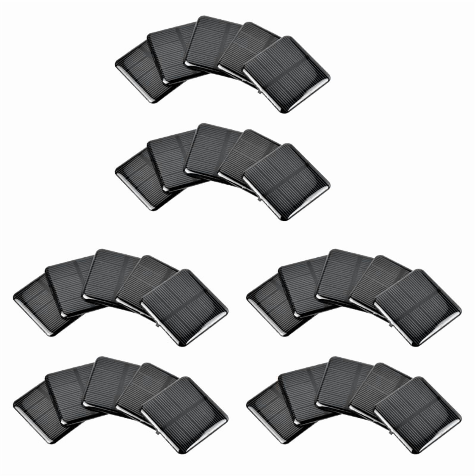 30PCS 2V 160MA 50X50MM Solar Panels DIY for Battery Cell Phone Chargers Monocrystalline Silicon Module,30 x Solar Panels