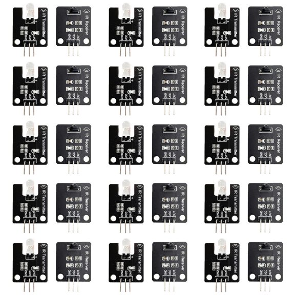 30PCS 38kHz Infrared Sensor Module Kit, Transmitter and Receiver for Remote Control, Obstacle Avoidance and Ranging, for Arduino for raspberry Pi AVR ARM