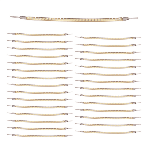 30PCS 3V Ultra Slim LED Flexible Filament 60mm Retro Bulb Parts LED Diode Lighting Filament Blue Light