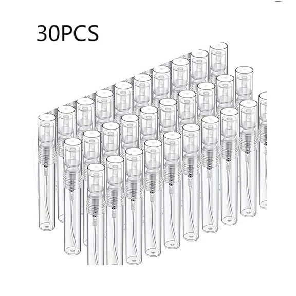 30PCS 5ml Mini Spray Bottle,Mini Clear Plastic Spray Bottle Empty,Fine Mist Refillable Mini Perfume Bottle,Perfume Atomizer,Small Empty Sample Containers,Plastic Portable Travel Bottle