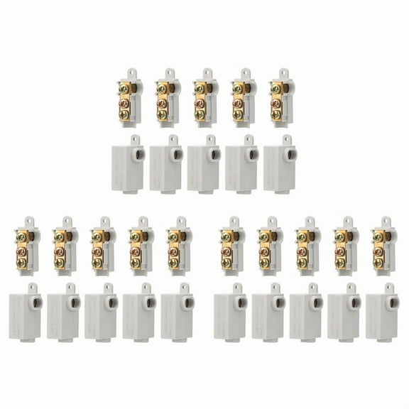 30PCS 6 AWG Gauge -Type Wire Connector Nut Kit, 80A Quick Wiring Connection Terminal, Splicing Quick Connector,30 x Wire Connector Nut,Photo Color