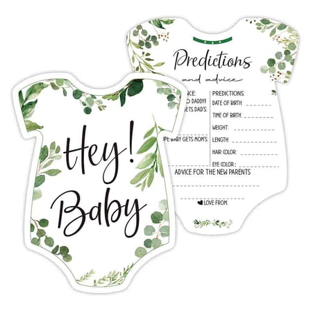 30PCS Baby Shower Prediction Cards-  boy or girl  Keepsake Gender Reveal party Atmosphere decoration