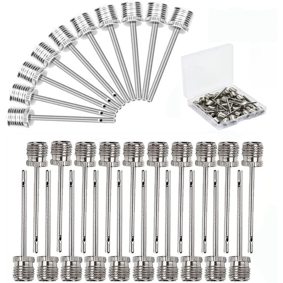 30PCS Ball Pump Inflation Needle，Air Inflate Pump Needles for ...