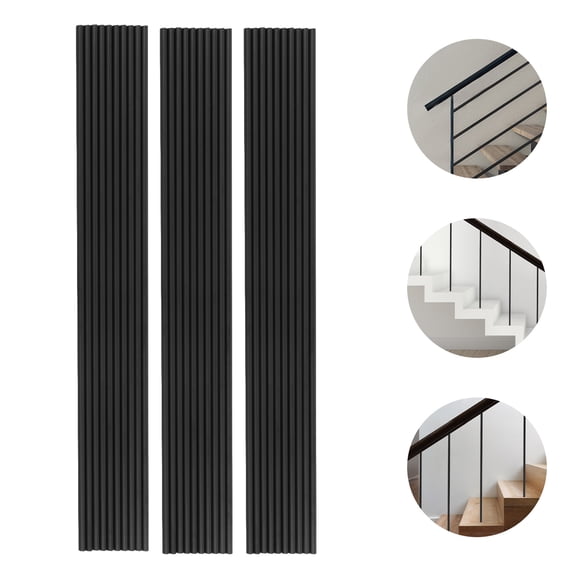 30PCS Balusters Decorative Metal Balusters Staircase Balusters Set Black Balusters for Staircases Gardens Balconies Homes Shopping Malls Iron Material