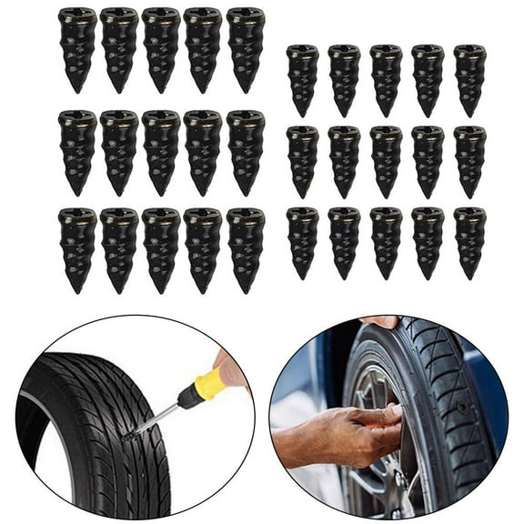 30PCS Car Vacuum Tire Repair Nails Rubber Screw Nail