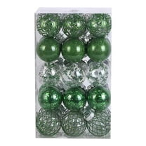 30PCS Christmas Ornaments Christmas Tree Ball Bauble Hanging Home Party Ornament Decor 6CM for Xmas Tree Craft Gifts for Home Holiday Wedding Party Decorations