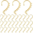 thumbnail image 1 of 30PCS DIY Ear Cuffs Earrings for Women, Non Piercing Ear Wraps Earrings, Clip on Ear Cuff Earrings, 7 Holes for Jewelry, DIY Jewelry Making Accessories for Earrings -Gold, 1 of 5