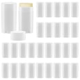 thumbnail image 1 of 30PCS Empty Deodorant Containers, 2.5oz White Plastic Refillable Twist-Up Tubes, Bottom-Fill Elliptical Balm Containers, Ideal for Homemade DIY Deodorant, Aromatherapy & Lotion, 1 of 5