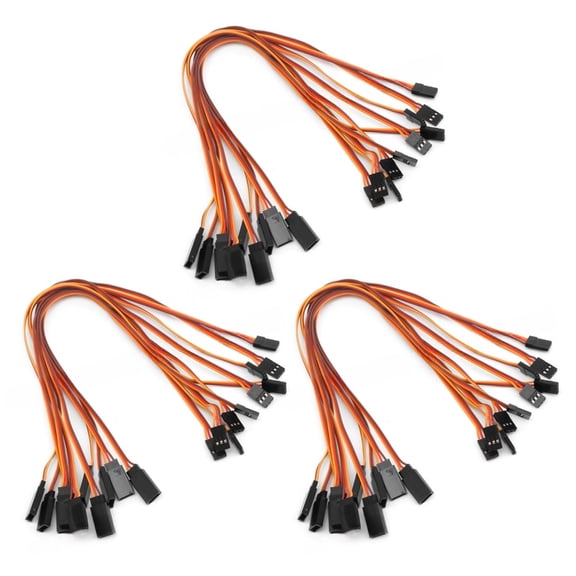 30PCS Extension Cable 300mm Male to Female Servo Extended Wire Modified Kits