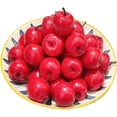 thumbnail image 1 of 30PCS Fake Artificial Small Fruits Simulation Lifelike Mini Apple Model Party Festival Home Kitchen Cabinet Wedding Table Decoration Photography Props, 1 of 3