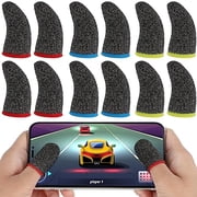 30PCS Finger Sleeves for Gaming Breathable Finger Sleeve Gloves for Gaming Finger Thumb Sleeves Set Gamer Thumb Sleeves Finger Covers Dedales para Dedos Gamer for Mobile Phone Game