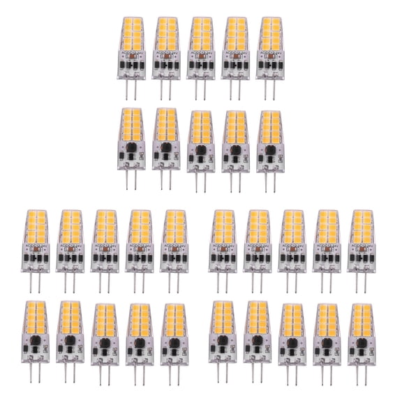 30PCS G4 LED Bulb AC/DC12V-24V 3W LED G4 Light 20LED 360 Beam Angle Light 2835SMD Replace 30W ,Warm White