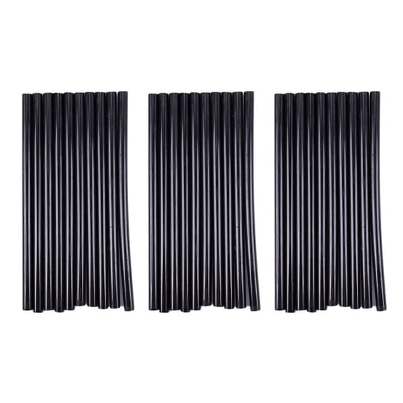 30PCS Hot Melt Glue Adhesive Sticks 150X7mm Black