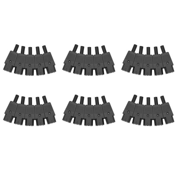 30PCS IEC 320 C13 Female Plug Adapter 3Pin Socket Power Cord Rewirable Connector