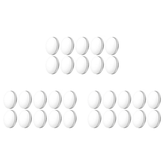 30PCS Magnetic Curtain Weights Drapery Weights Magnet Shower Curtain Weights Bottom for Tablecloth Curtain,White