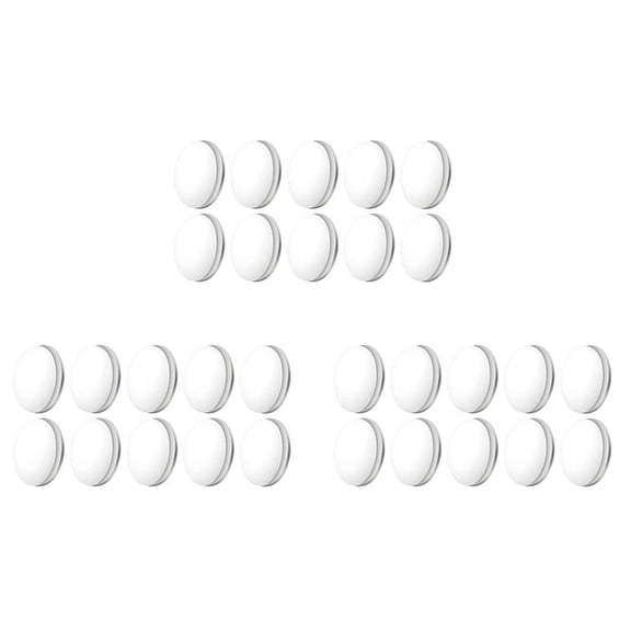 30PCS Magnetic Curtain Weights Drapery Weights Magnet Shower Curtain Weights Bottom for Tablecloth Curtain,White