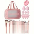 thumbnail image 1 of 30PCS Makeup Tools Including:1PCS Multi-Functional Zipper Toiletry And Cosmetic Bag Waterproof+20PCS Makeup Brush Set+9PCS Makeup Tools, 1 of 5