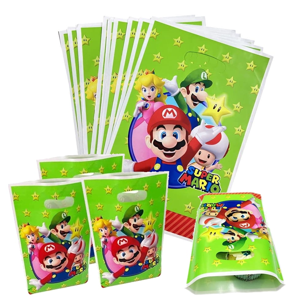 30pcs Multicolor Mario Theme Birthday T Bags Party Favor Candy Bags