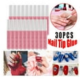 30PCS Nail Tip Glue Heavy Duty Toenail File Nail Acrylic File Nail File