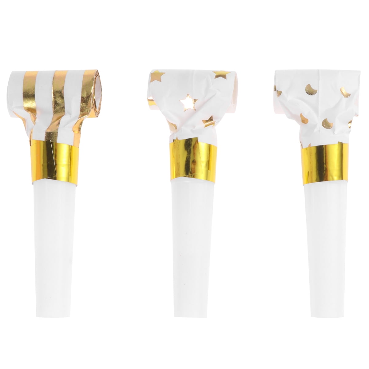 30PCS Party Blower, Party Funny Party Blowout Hot Stamping Birthday Noisemakers Musical Blowouts for Bar Party