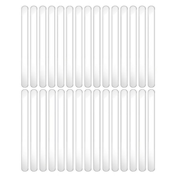 30PCS Popsicle Sticks 4.5 Inch Acrylic Cakesicle Sticks Reusable