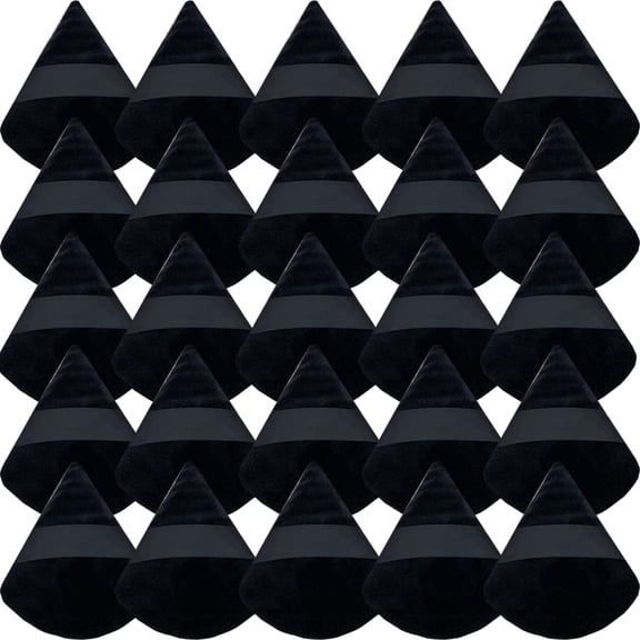 30PCS Powder Puff Face Soft Makeup Sponge, Triangle Powder Puffs for Loose Powder Mineral Powder Velour Puff for Face Exquisite Makeup Eyes Contouring, Beauty Makeup Tools