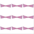 thumbnail image 1 of 30PCS Wedding Chair Sashes Bows with Elastic Band and Shiny Buckle, Decorative Stretch Chair Covers for Banquet Party Reception Ceremony Decor, No- Polyester Chair Ribbon Ties, 1 of 5