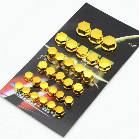30PCS/Set Motorcycle Screw Cap, Motorbike Screw Nut Bolt Cap Cover, Motorcycle Bolt Cap Cover Decorative Parts, for Yamaha Kawasaki, 8 Colors Available