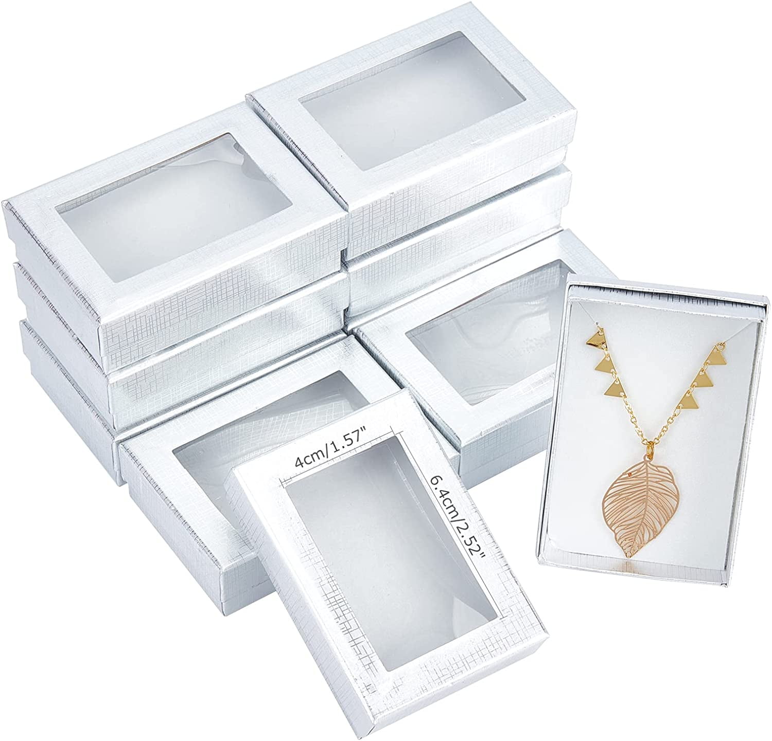 New Jewelry Packaging Box Earrings Necklace Holder Party Gift Box
