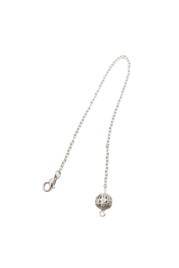 30PCS Silver Plated Chain DIY Pendulum Pendant Divination 7''(18cm)