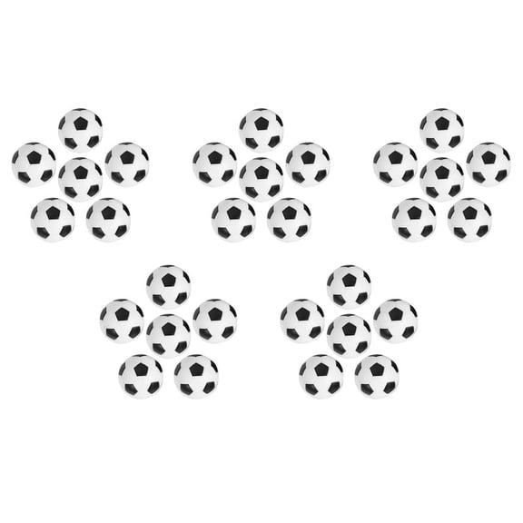 30PCS Small Football Style Table Ball Foosball Hard Plastic Table Ball Counterpart Game Children Toy