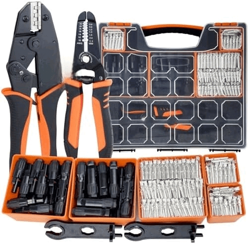 30PCS Solar Crimper Tool Kit - Crimping Tool, Wire Stripper, 25 Pairs ...